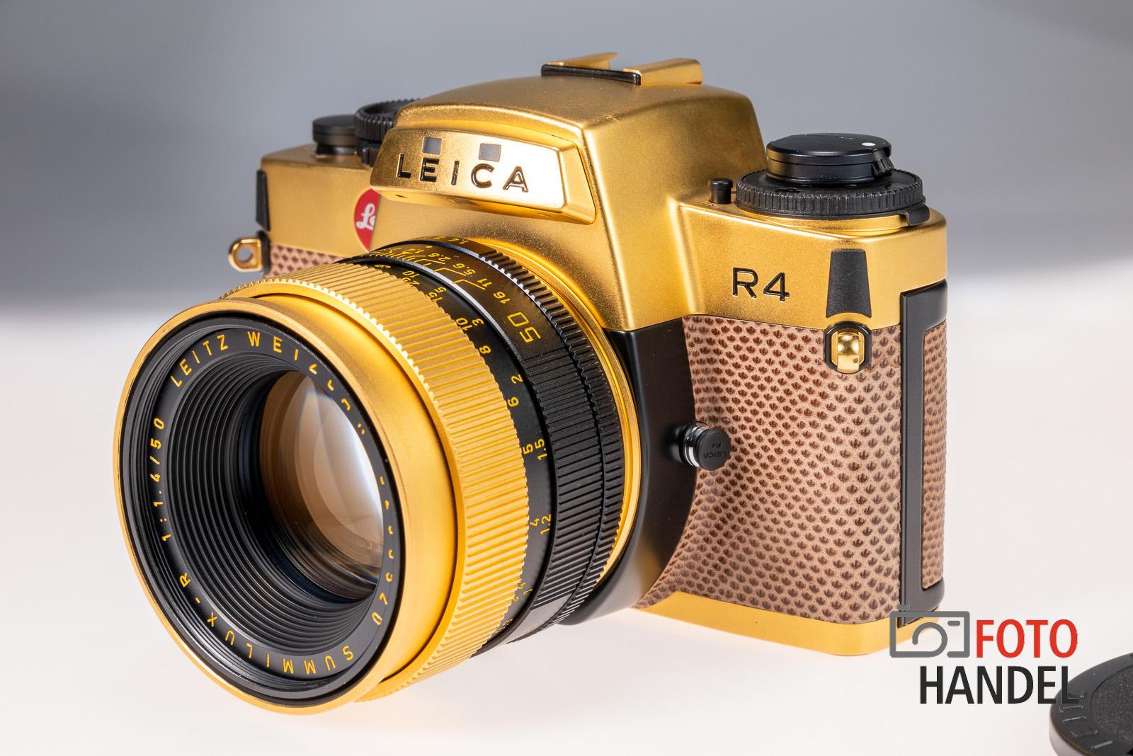 Leica R4 mit Leica Summilux 50mm 1.4 "GOLD Edition"