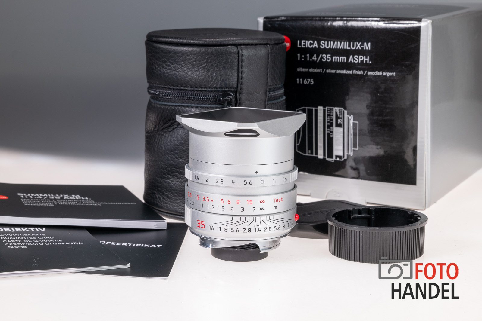 Leica Summilux-M 35mm 1.4 ASPH. - 11675 silbern