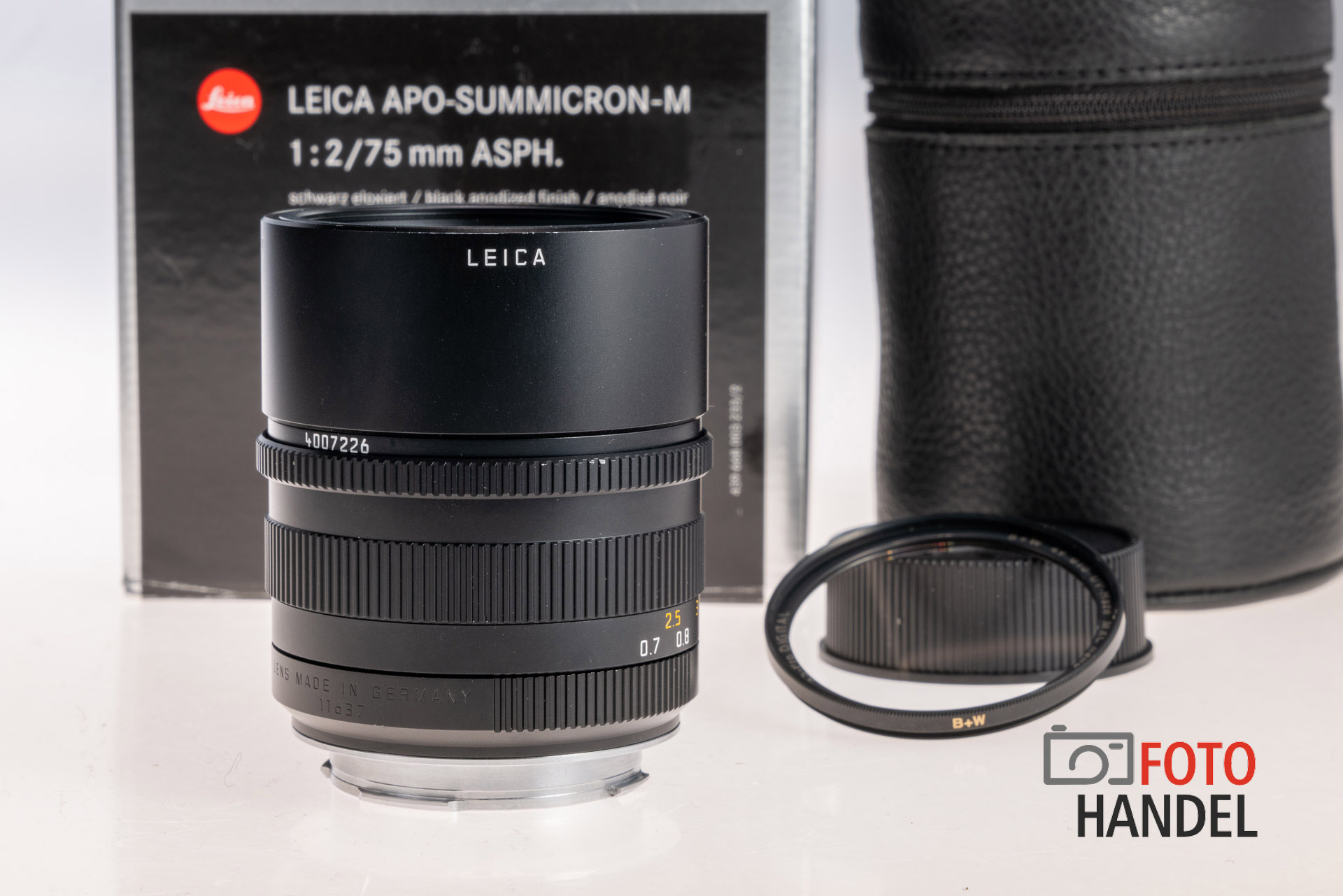 Leica APO-Summicron-M 75mm 2.0 ASPH. - 11637 - Leica Service