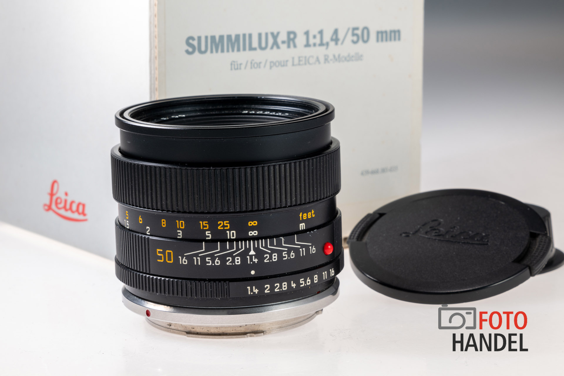 Leica Summilux-R 50mm 1.4 - 11777 - adaptiert an Canon EOS